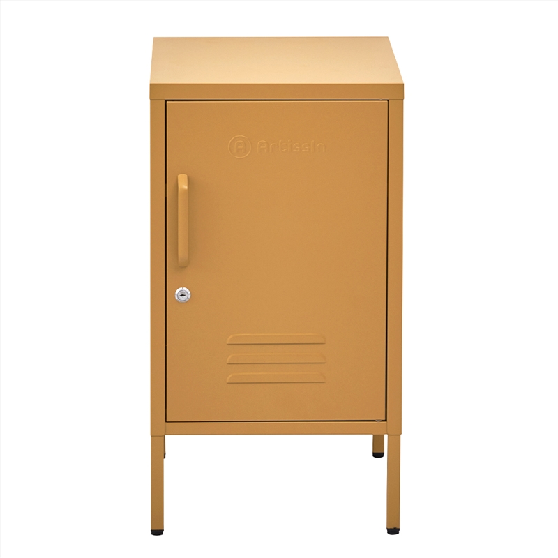 ArtissIn Metal Locker Storage Shelf Filing Cabinet Cupboard Bedside Table Yellow/Product Detail/Homewares