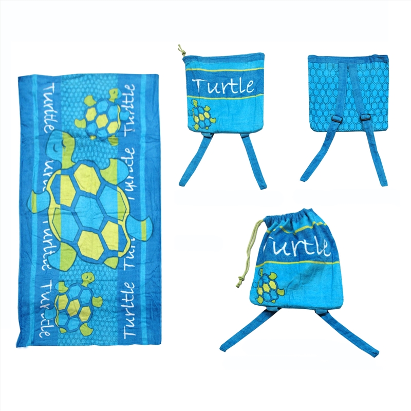 Kids Beach Towel N Bag Turtle/Product Detail/Manchester