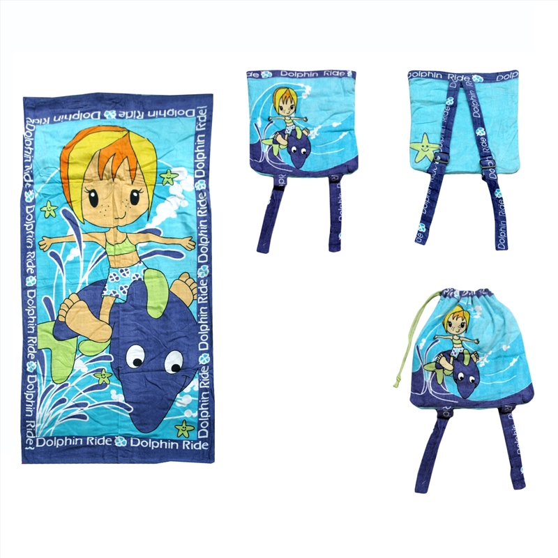 Kids Beach Towel N Bag Dolphin/Product Detail/Manchester