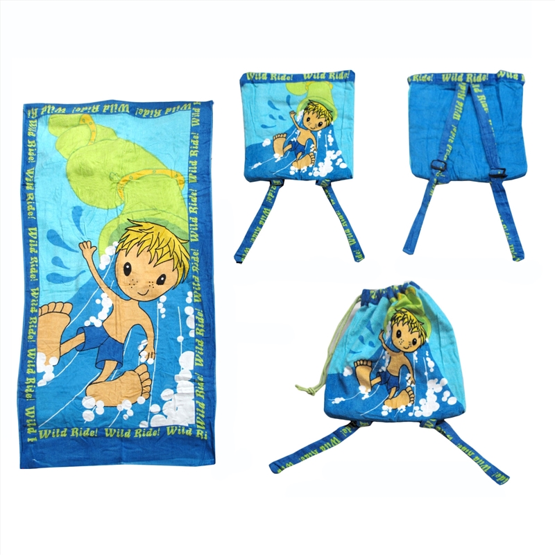Kids Beach Towel N Bag Wild Ride/Product Detail/Manchester