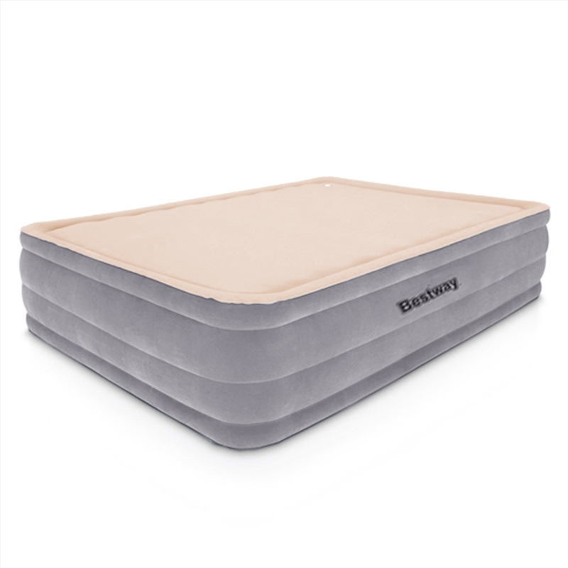 Bestway Queen Size Inflatable Air Mattress - Grey & Beige/Product Detail/Outdoor
