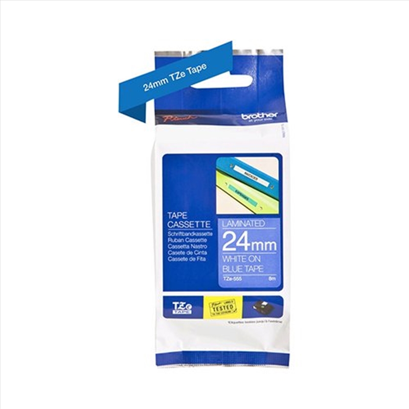 Brother TZE-555 Labeling Tape - for use in Brother Printer/Product Detail/Stationery