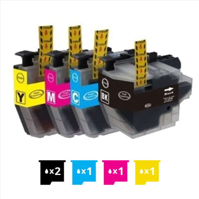 Compatible Premium 5 Pack Brother LC3319XL Ink Cartridges Combo (High Yield of Brother LC-3317) [2BK/Product Detail/Stationery