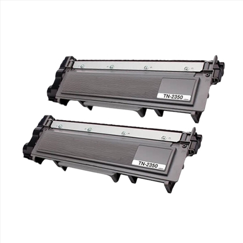 Compatible Premium 2 x TN2350 Black Toner Cartridge - for use in Brother Printers/Product Detail/Stationery