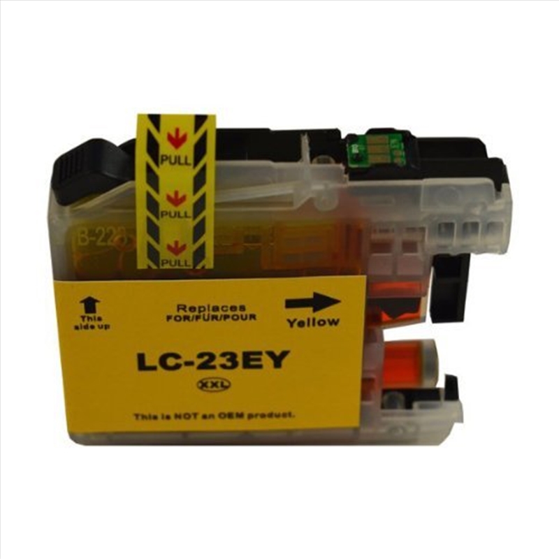Compatible Premium Ink Cartridges LC23EC  Yellow Cartridge  - for use in Brother Printers/Product Detail/Stationery
