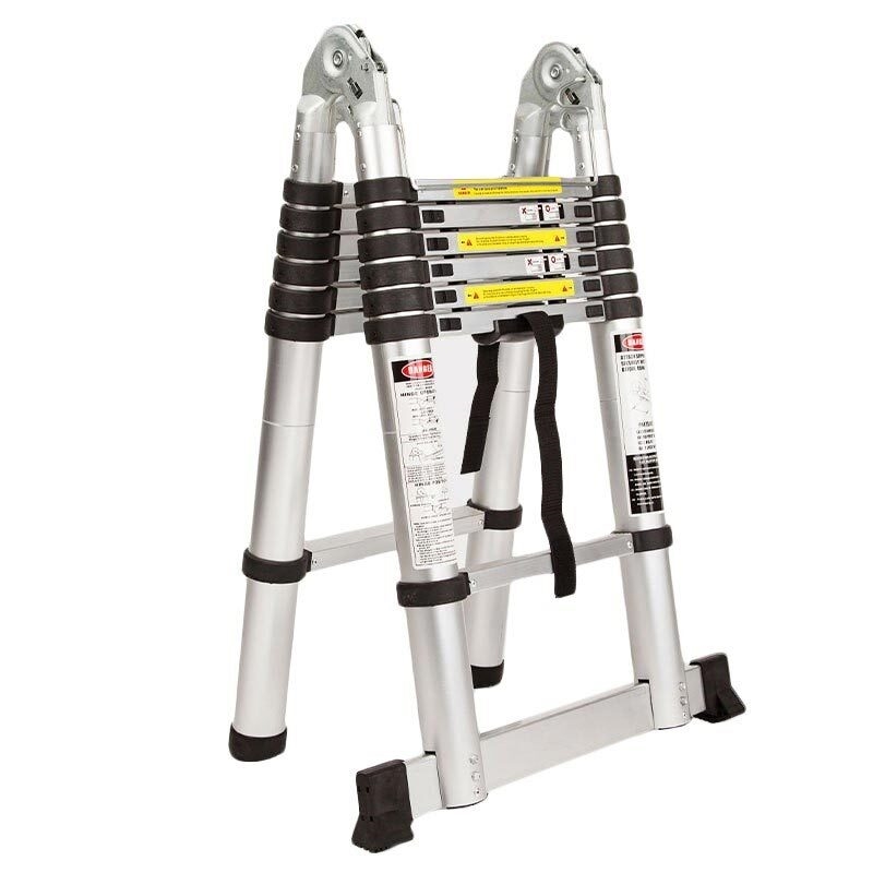 Bullet 4.4m Multipurpose Aluminium Telescopic Folding Ladder Alloy Extension Steps/Product Detail/Outdoor