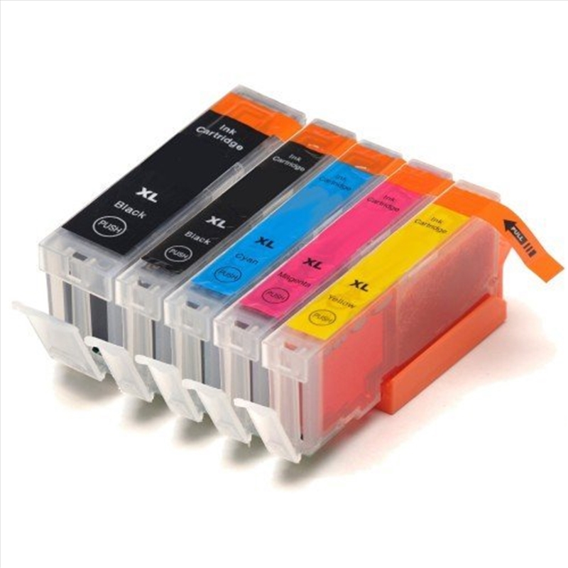 Compatible Premium Ink Cartridges PGI650XL + CLI651XL  Bundle - 5 Cartridges - for use in Canon Prin/Product Detail/Stationery