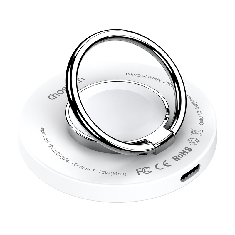 CHOETECH T603-F Ring Holder and Magnetic 15W Wireless Charger for Phone/airPod/iWatch/Product Detail/Electronics