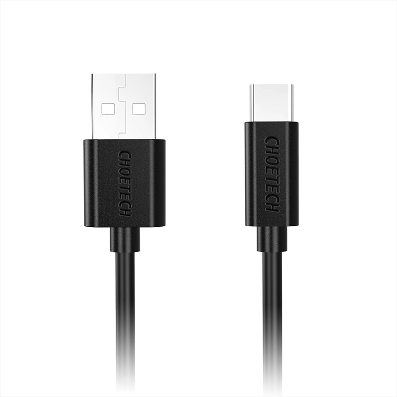 CHOETECH AC0004 USB-A to USB-C Charge & Sync Cable 3M Black/Product Detail/Cables