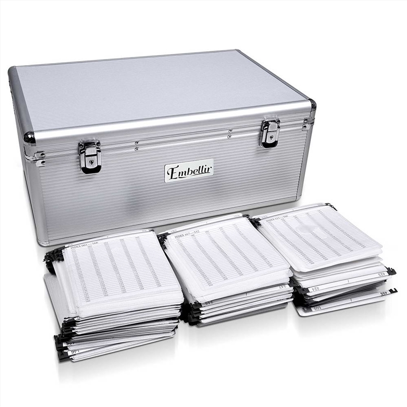 Embellir CD Case DVD Cases Storage Box 500 Discs Aluminium Case DVD Folders/Product Detail/Homewares