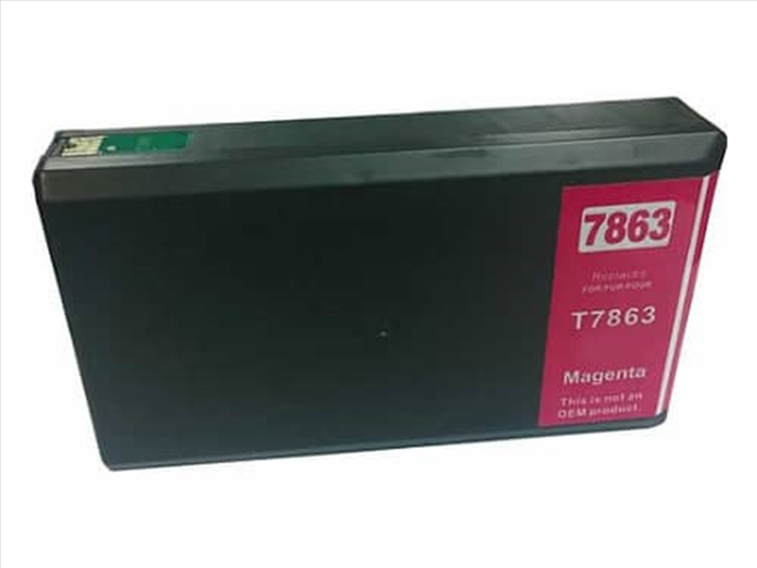 Compatible Premium Ink Cartridges T7863 Standard Magenta   Inkjet Cartridge - for use in Epson Print/Product Detail/Stationery