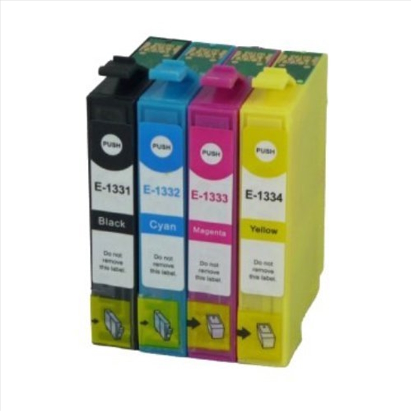 Compatible Premium Ink Cartridges 133  Cartridge Set of 4 (Bk/C/M/Y) - for use in Epson Printers/Product Detail/Stationery