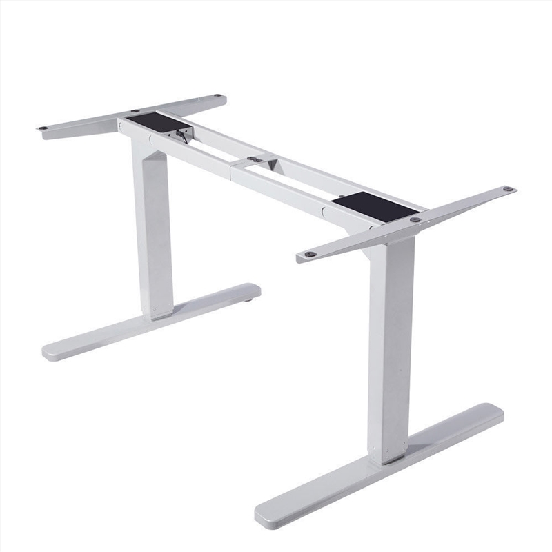 FORTIA Height Adjustable Standing Desk Frame Only - Sit Stand Electric Office WO/Product Detail/Homewares