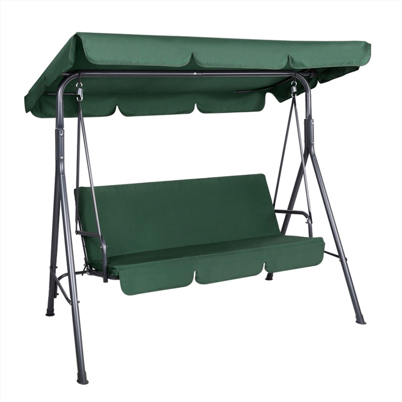 Gardeon Swing Chair Hammock Outdoor Furniture Garden Canopy Bench Seat Green/Product Detail/Outdoor