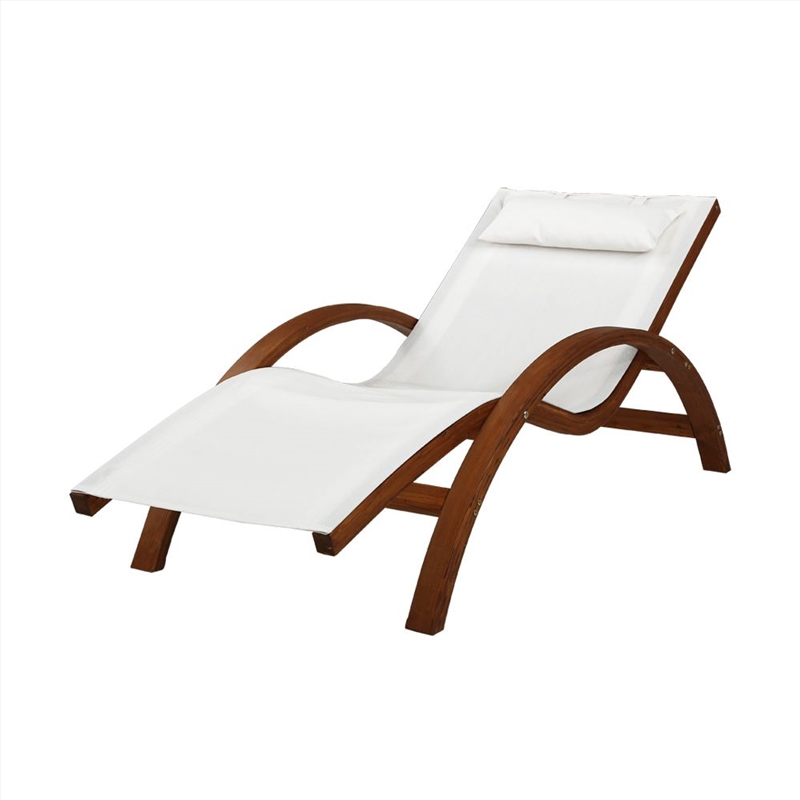 Gardeon Outdoor Wooden Sun Lounge Setting Day Bed Chair Garden Patio Furniture/Product Detail/Outdoor