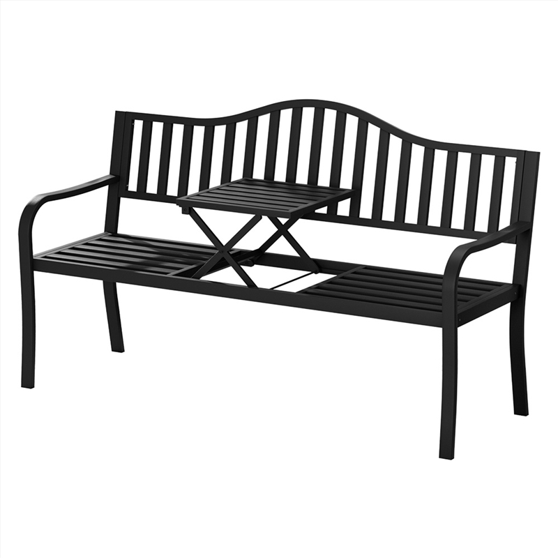 Gardeon Outdoor Garden Bench Steel Foldable Table Furniture Patio Loveseat/Product Detail/Outdoor