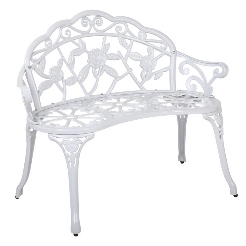 Gardeon Victorian Garden Bench White/Product Detail/Outdoor