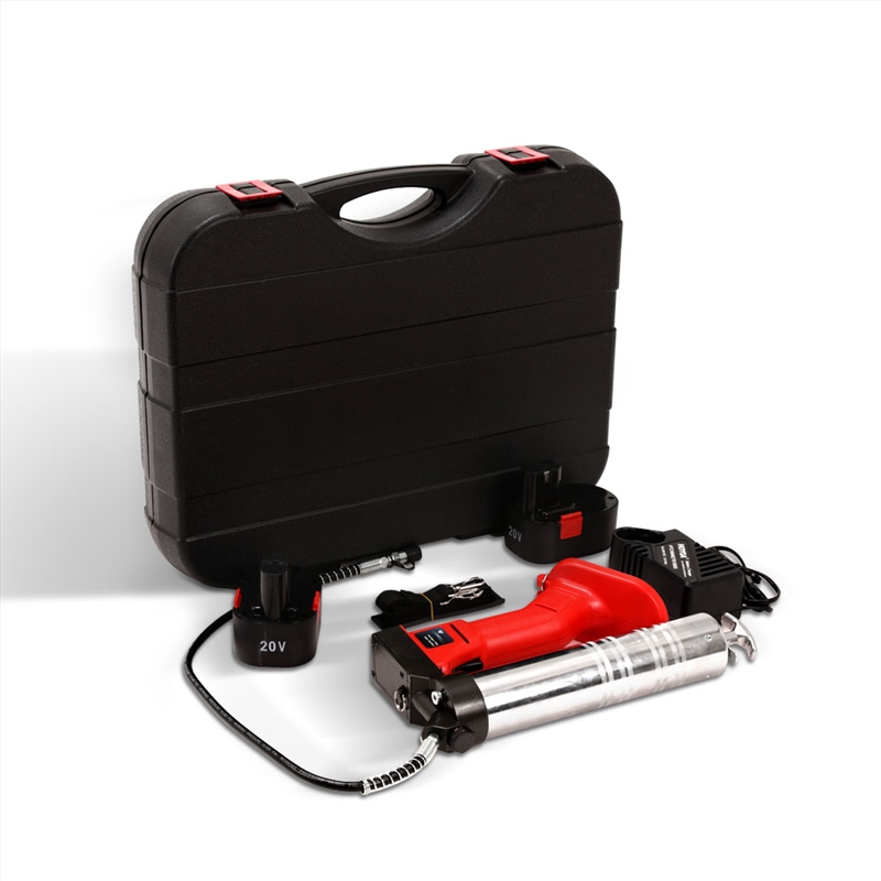 Giantz 20V Rechargeable Cordless Grease Gun - Red/Product Detail/Outdoor