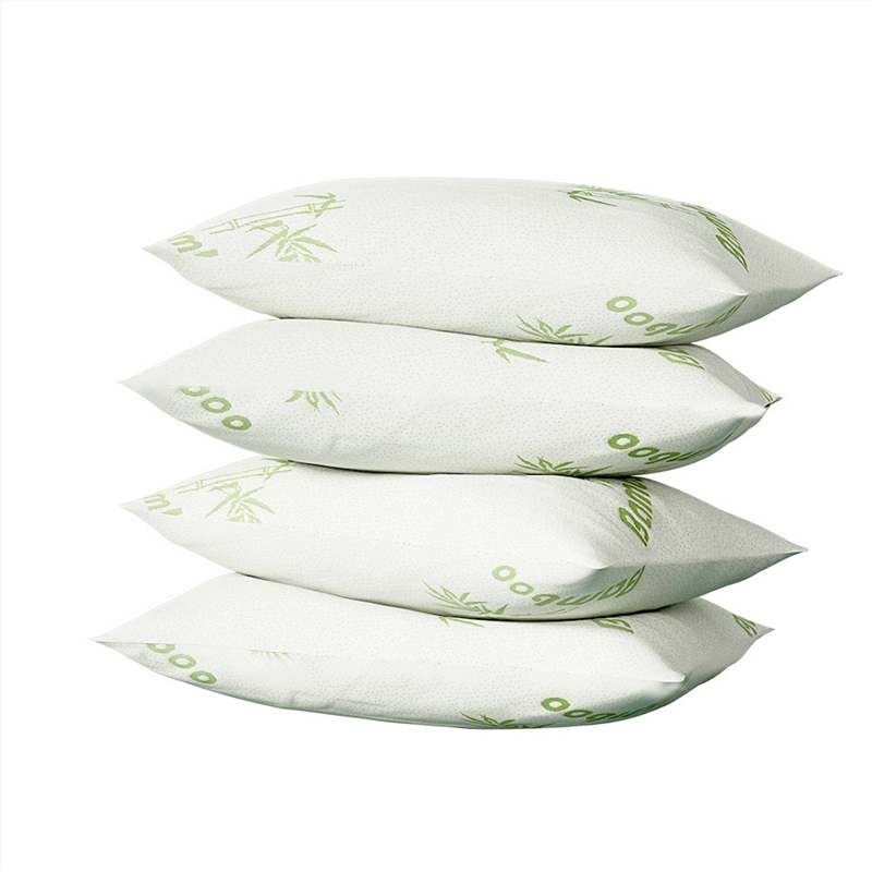 Giselle Hotel Pillow Bed Pillows 4 Pack Family Soft Medium Firm Bamboo Cover/Product Detail/Manchester