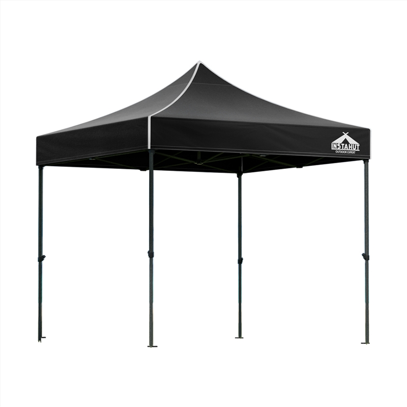Instahut Gazebo Pop Up Marquee 3x3 Outdoor Wedding Base Pod Kit Black/Product Detail/Outdoor