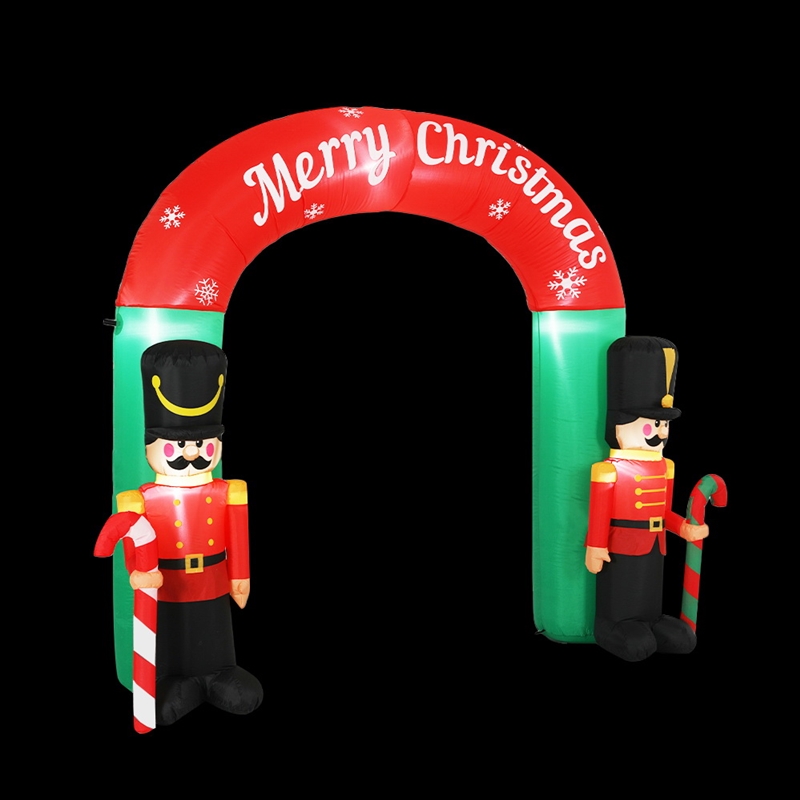 Jingle Jollys Christmas Inflatable Nutcracker Archway 3M Outdoor Decorations/Product Detail/Decor