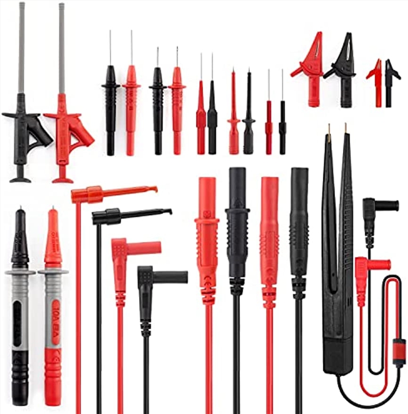 KAIWEETS 23PCS Multimeter Test Leads Kit with Replaceable Precision Probes Set and Alligator Clips,/Product Detail/Outdoor
