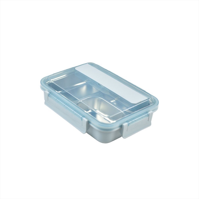 Kylin 304 Stainless Steel 4 Divided Simple Lunch Box - Blue/Product Detail/Lunchboxes
