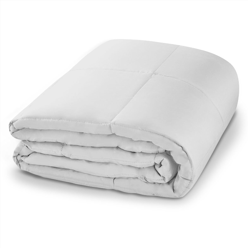 Laura Hill Weighted Blanket Heavy Quilt Doona 7Kg - White/Product Detail/Manchester