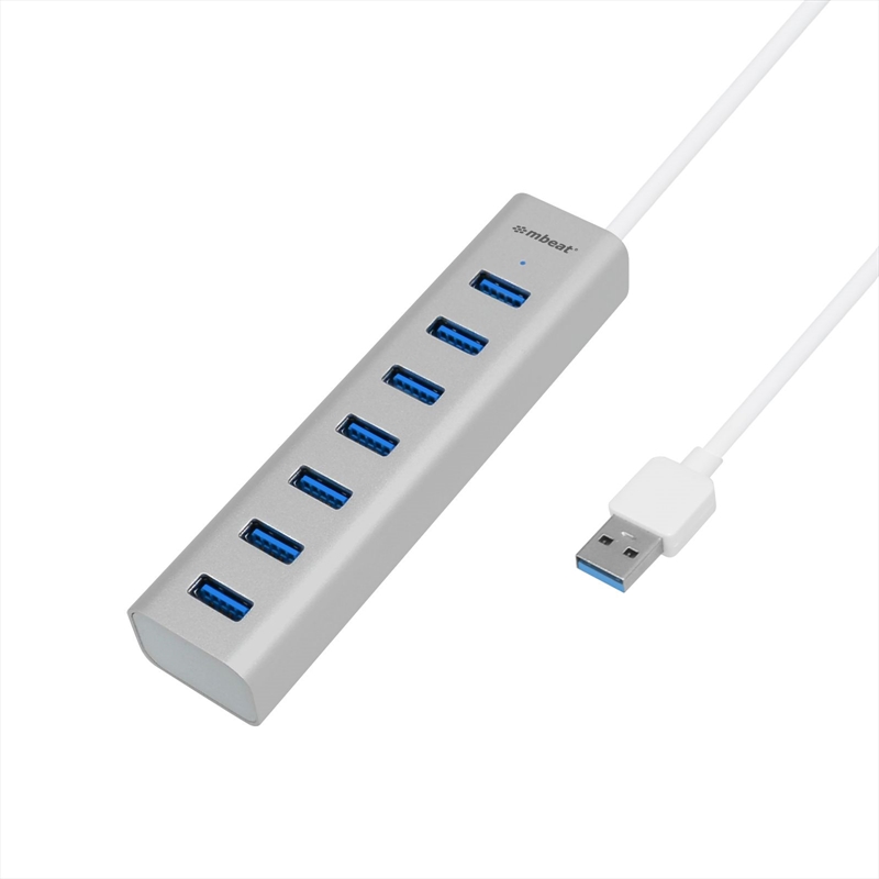 mbeat 7-Port USB 3.0 Aluminum Slim Hub With Power For PC and MAC/Product Detail/Electronics