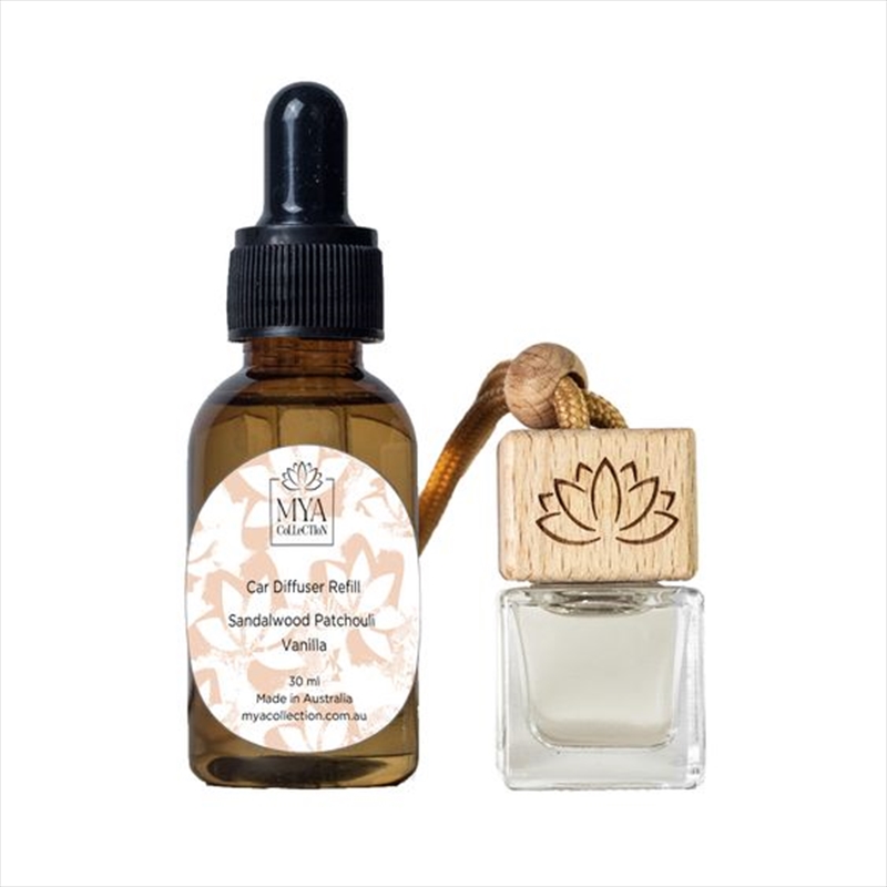 Sandalwood Patchouli Vanilla Car Diffuser and Refill Bundle/Product Detail/Accessories