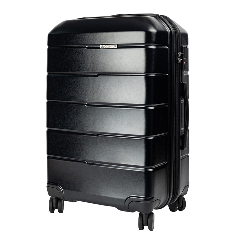 Olympus Artemis 24in Hard Shell Suitcase ABS+PC Jet Black/Product Detail/Bags