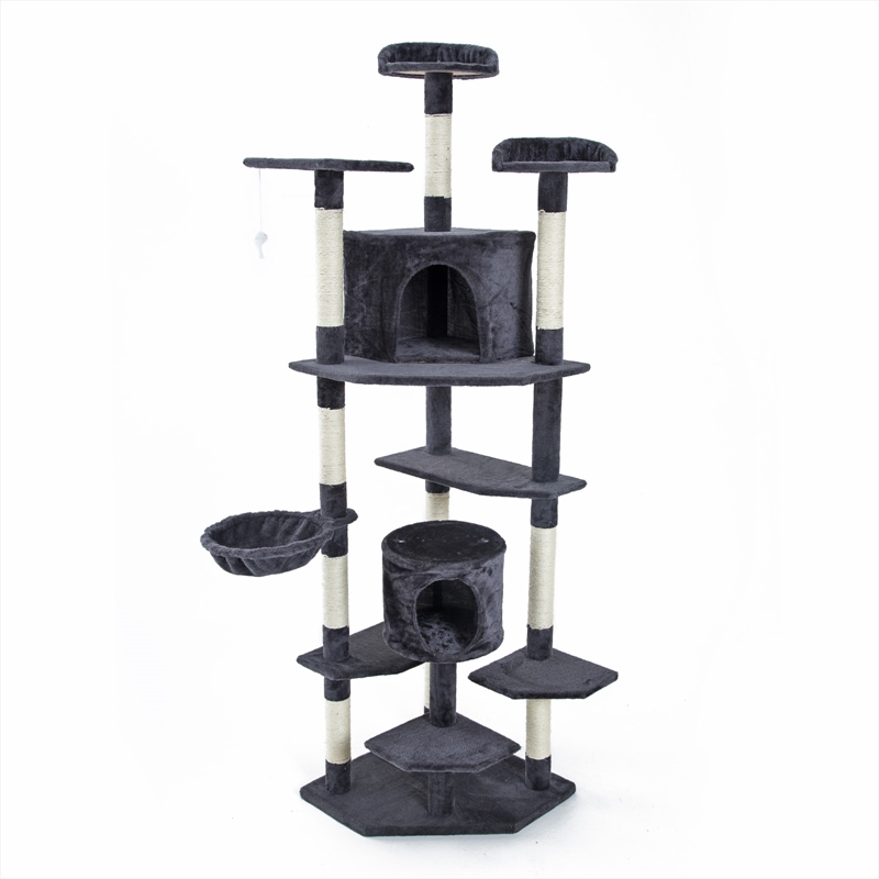 Paw Mate 201cm Grey Cat Tree Parala Multi Level Scratcher/Product Detail/Pet Accessories