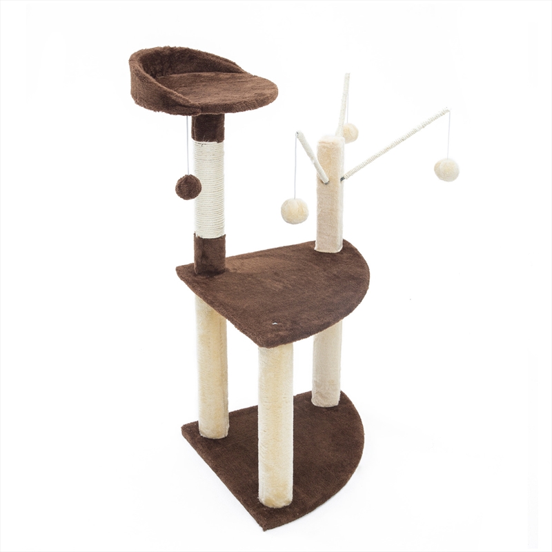 Paw Mate 96cm Brown Cat Tree Luna Multi Level Scratcher/Product Detail/Pet Accessories