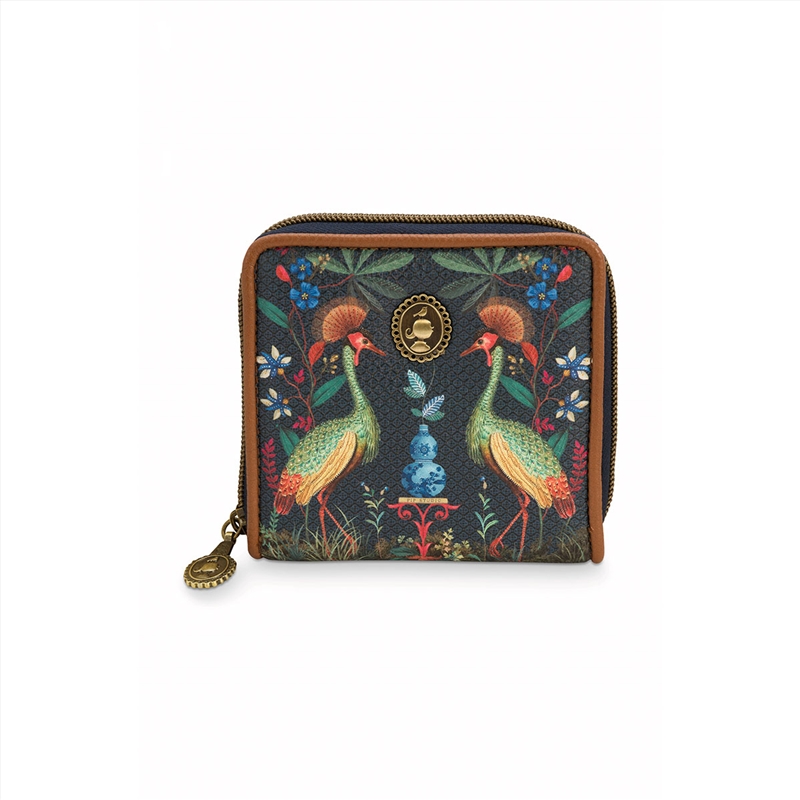 PIP Studio Flirting Birds Dark Blue Square Wallet/Product Detail/Wallets