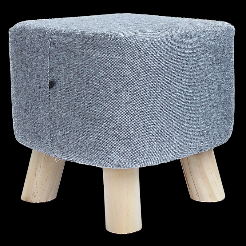 Fabric Ottoman Foot Stool Rest Pouffe Footstool Wood Storage Padded Seat/Product Detail/Homewares