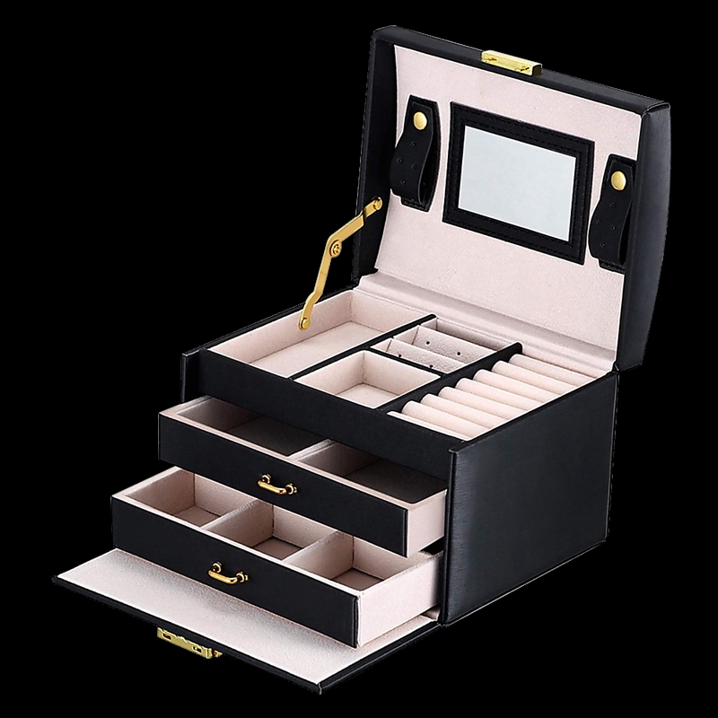 Jewellery Storage Box Girls Rings Necklaces Display Organiser Storage Case/Product Detail/Jewellery