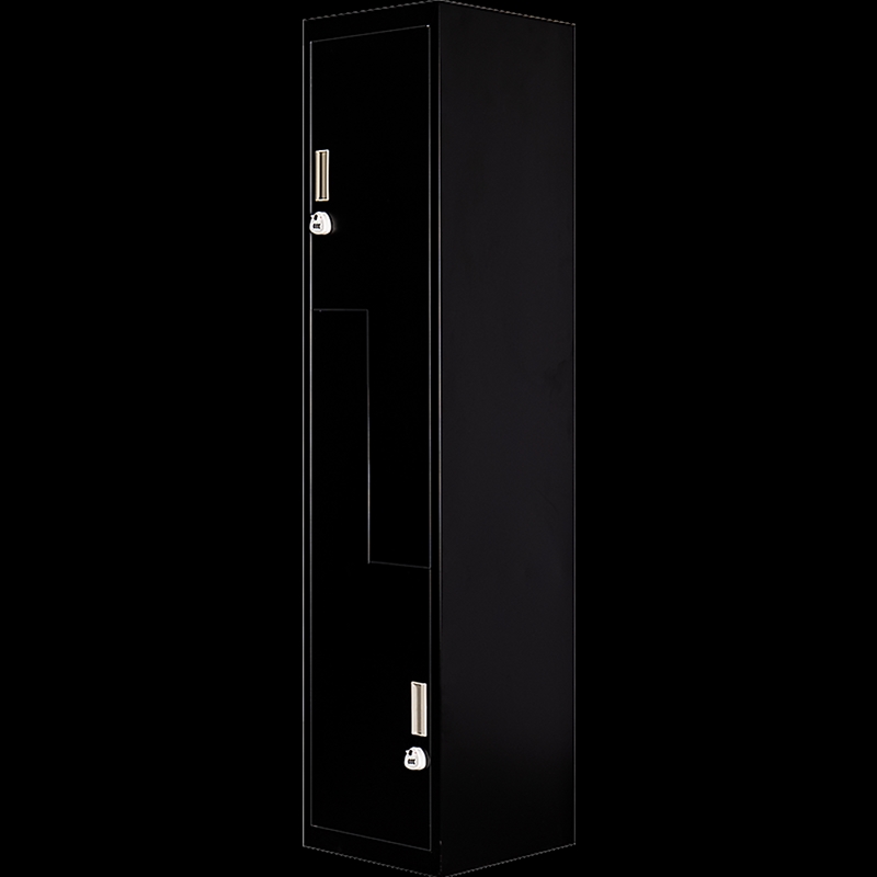 Black Two-Door L-shaped Office Gym Shed Storage Lockers/Product Detail/Homewares