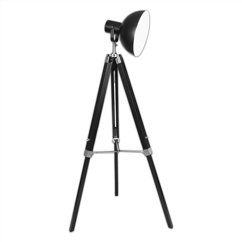 Sarantino Tripod Floor Spot Lamp Reading Adjustable Height Metal Black/Product Detail/Lighting