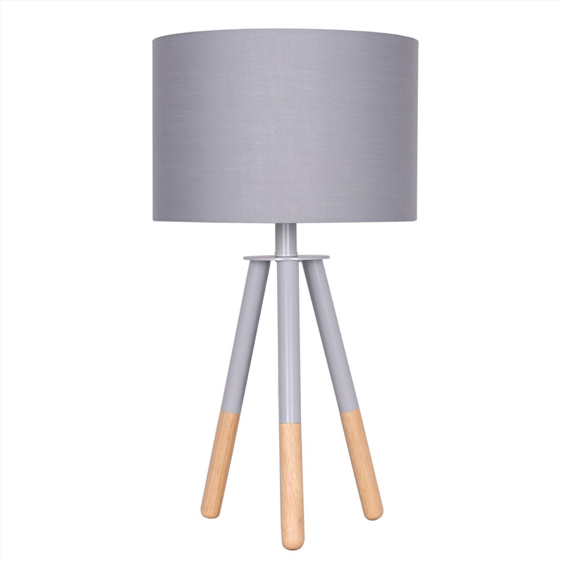 Sarantino Tripod Desk Lamp in Metal & Wood Nordic Minimalist Light/Product Detail/Lighting