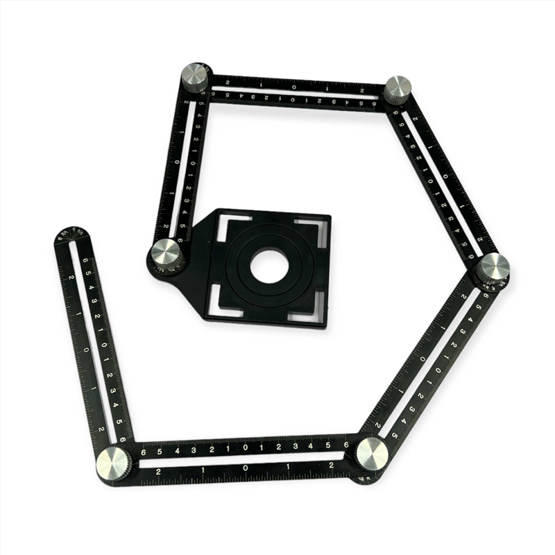 6 Fold Alloy Multiple Angle Ruler - Layout Measuring Template Tool/Product Detail/Outdoor