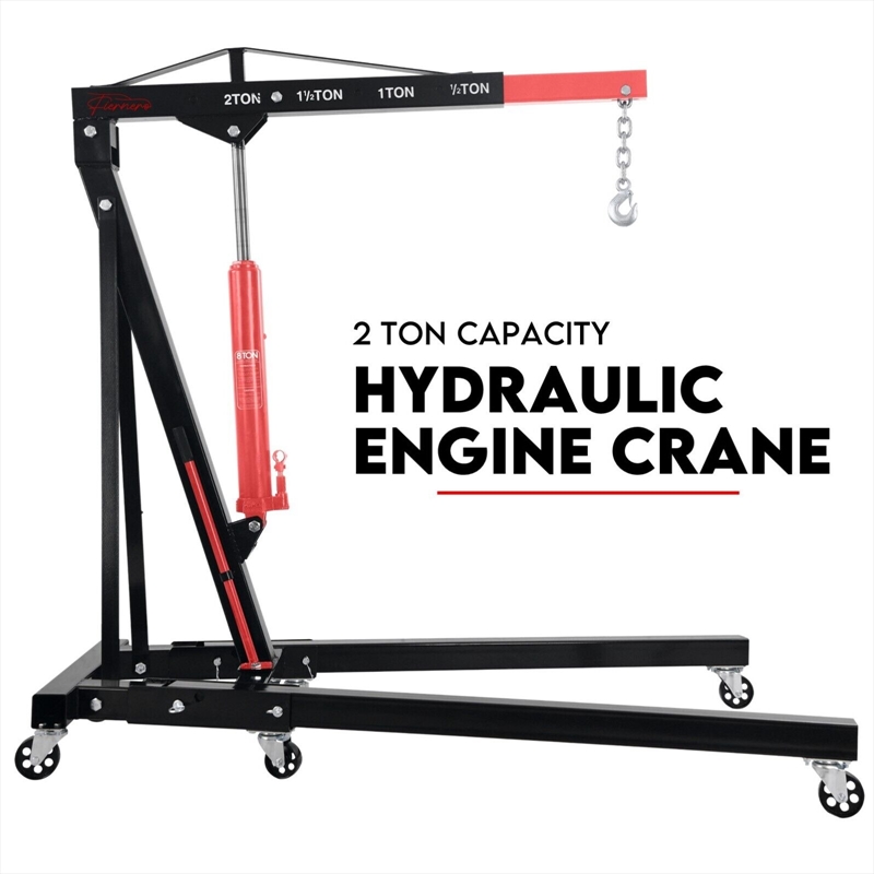 2 Ton Hydraulic Engine Crane Folding Hoist Stand Mobile Garage Workshop/Product Detail/Outdoor
