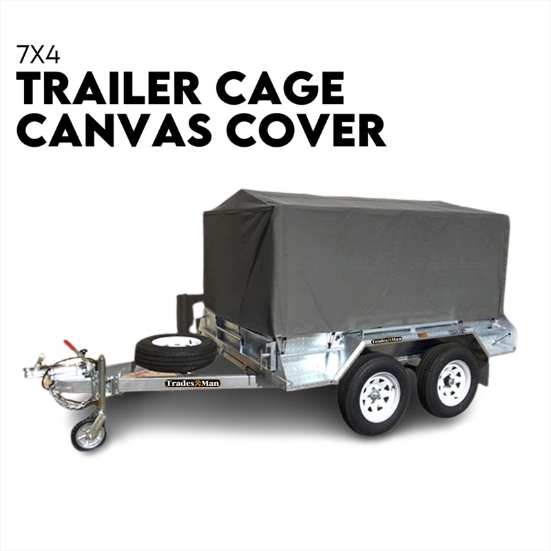 Box Cage Trailer Cover Canvas Tarp for 7x4 ft 900mm High Cage/Product Detail/Outdoor