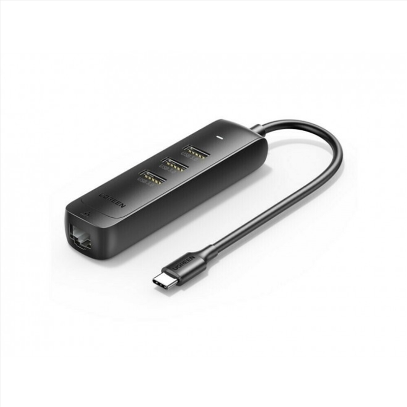 UGREEN 50627 USB-C to USB-A 3-Port Hub with RJ45 Gigabit Ethernet/Product Detail/Electronics