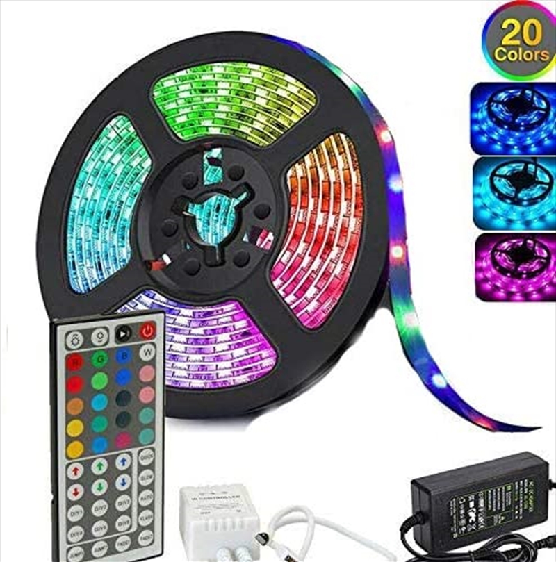5050 RGB LED Strip Lights Waterproof SMD 300 IP65 5m 12V 44key IR Controller/Product Detail/Homewares