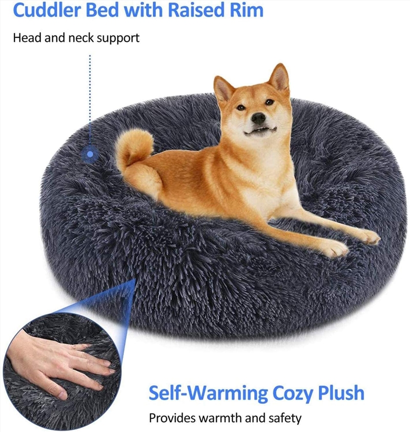 Soft Dog Bed Round Washable Plush Pet Kennel Cat Bed Mat Sofa Small 50cm/Product Detail/Pet Accessories