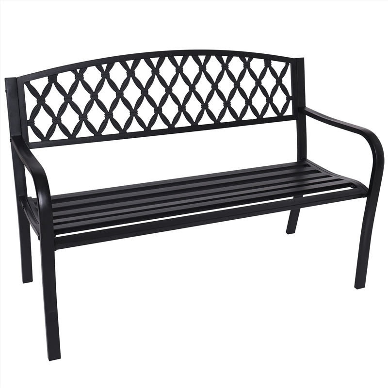 Wallaroo Steel Outdoor Garden Bench - Diamond/Product Detail/Outdoor