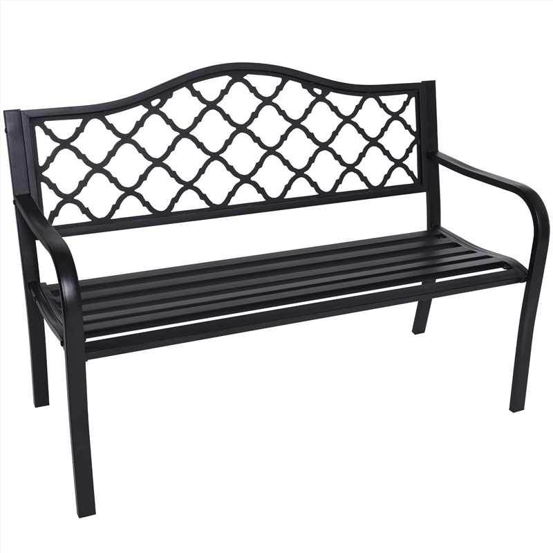 Wallaroo Steel Outdoor Garden Bench - Elegant/Product Detail/Outdoor