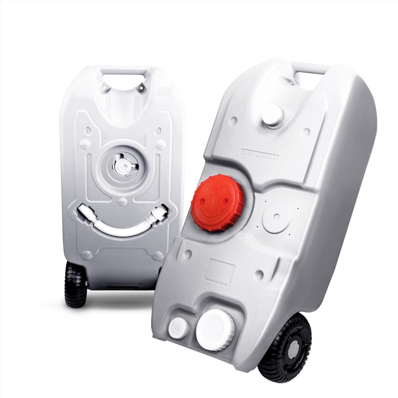 Weisshorn 40L Portable Wheel Water Tank - Grey/Product Detail/Outdoor