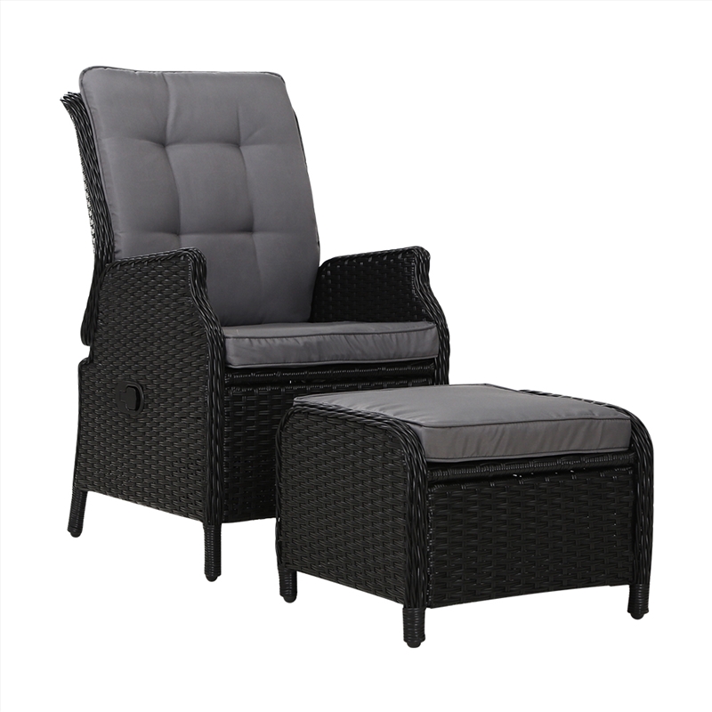 Gardeon Recliner Chair Sun lounge Setting Outdoor Furniture Patio Wicker Sofa/Product Detail/Outdoor