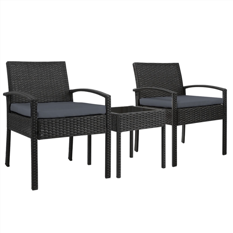 Gardeon 3-piece Outdoor Set - Black/Product Detail/Outdoor